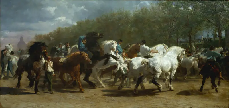 Die Pferdemesse von Rosa Bonheur
